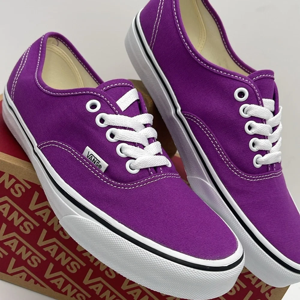 Vans Men’s Purple Canvas Sneakers Waffle Sole Authentic
Color Theory Willow herb - Picture 7 of 16